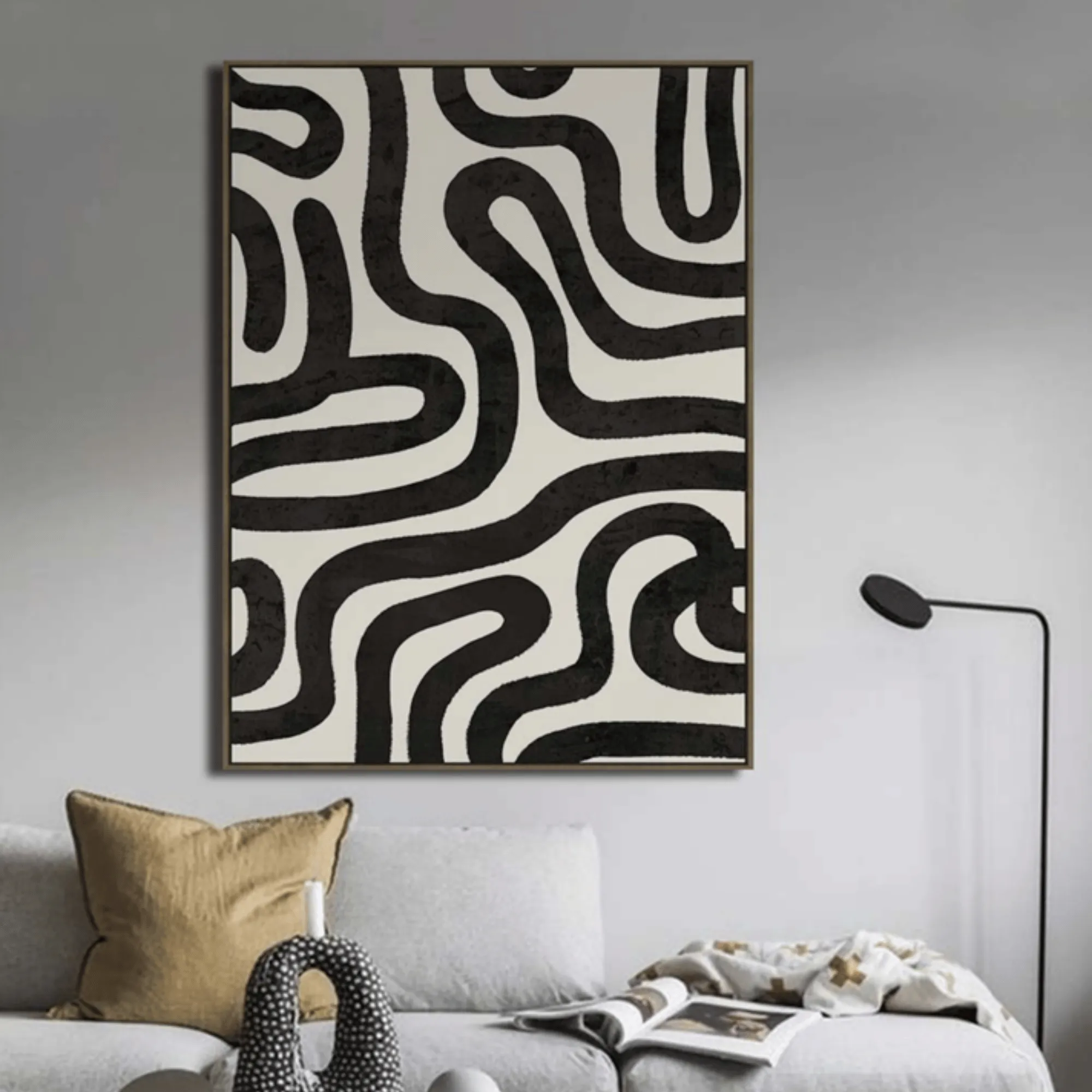 Wall Art - Quiz - Framed Canvas - 100x140cm