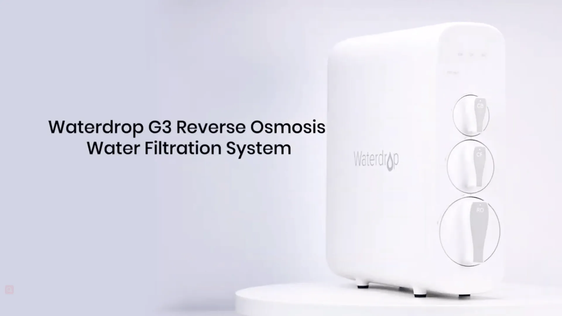 Waterdrop G3 RO System 1-year Combo Sets, with Smart Display Faucet