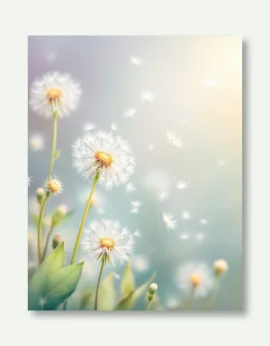 Whispers of Dandelion Dreams Wall Art Poster