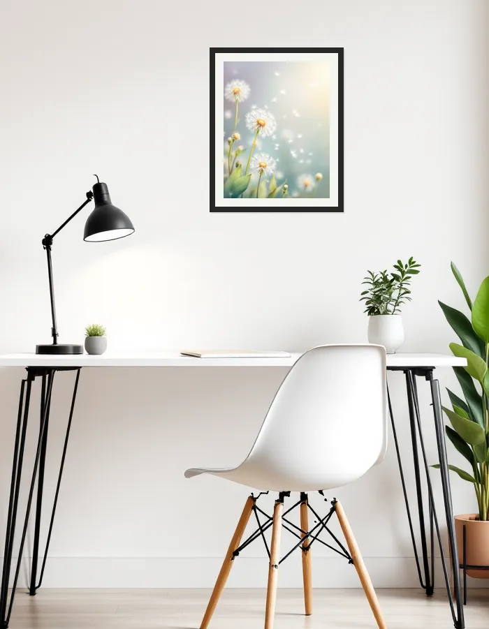 Whispers of Dandelion Dreams Wall Art Poster