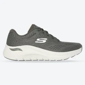 Women's Wide Fit Skechers 150051 Arch Fit 2.0 Big League Sneakers - Olive